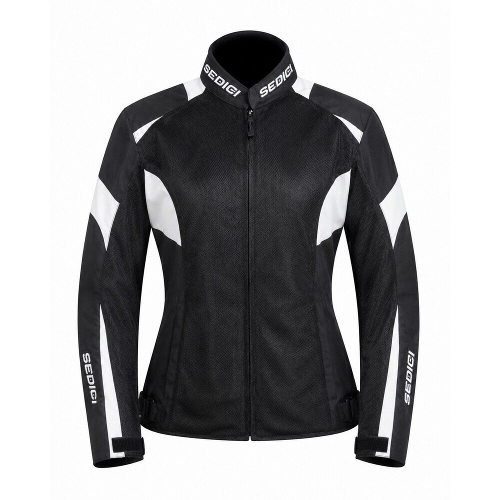 Sedici Federico Women's M Mesh Motorcycle Jacket Black CE Level 1 & Liner NWT